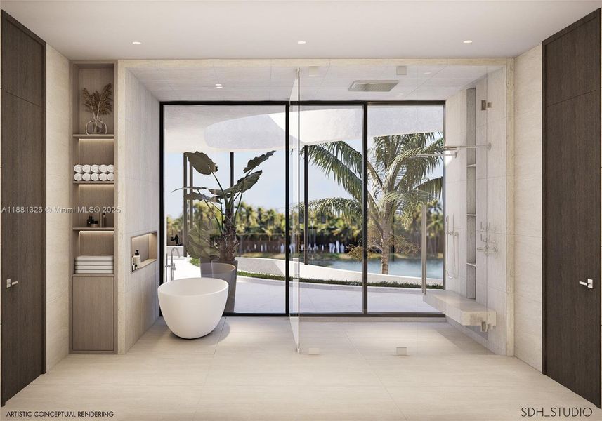 Furnished interior view inside a new home in , Hollywood (Image 18). Furnished interior view inside a new home in , Hollywood (Image 18).