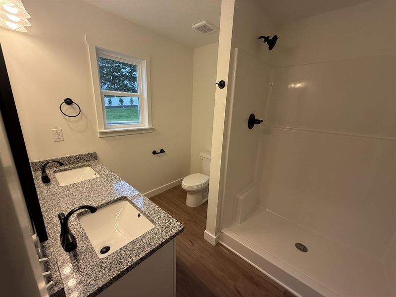 Furnished interior view inside a new home in Davis Heights, Inman (Image 4).