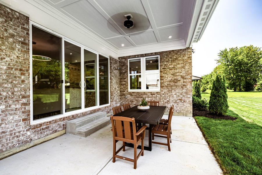 Representative exterior details of a home built from the Beckett by Fischer Homes in Veranda Manor, Canton (Image 3).