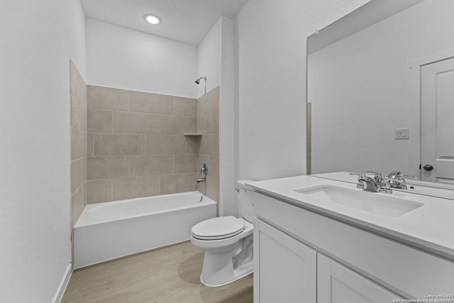 Furnished interior view inside a new home in , New Braunfels (Image 9).