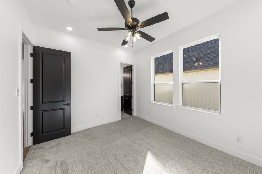 Representative unfurnished interior of a home built from the 5521 by Tradition Homes in Windsong Ranch, Prosper (Image 14).