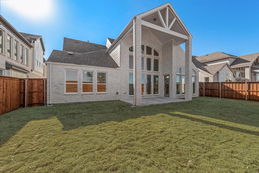Exterior details and patio area of a home in Grand Estates of Anna, Anna (Image 4). Exterior details and patio area of a home in Grand Estates of Anna, Anna (Image 4).