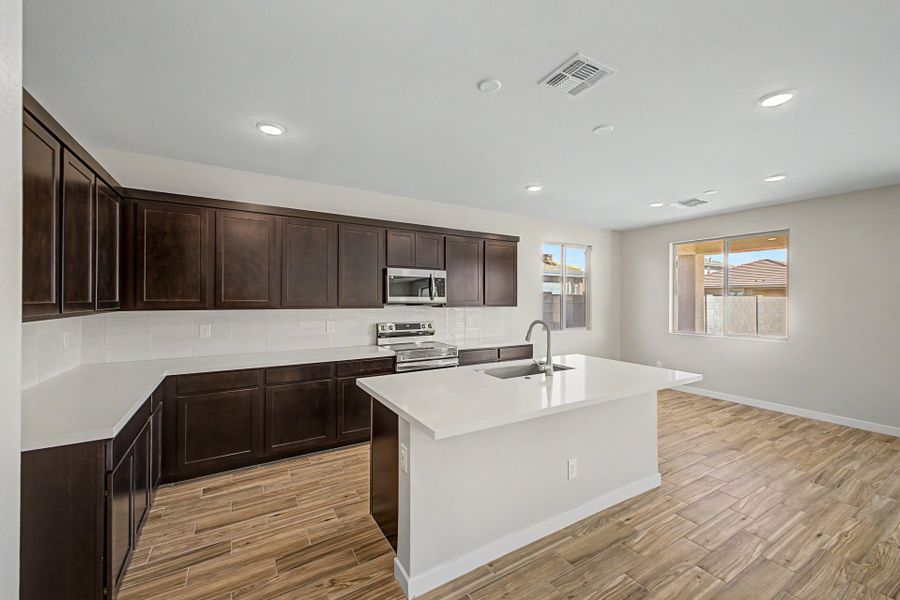 Furnished interior view inside a new home in Wildera, San Tan Valley (Image 3).