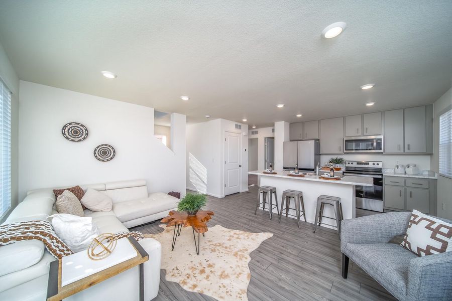 Furnished interior view inside a new home in Muegge Farms, Bennett (Image 10).