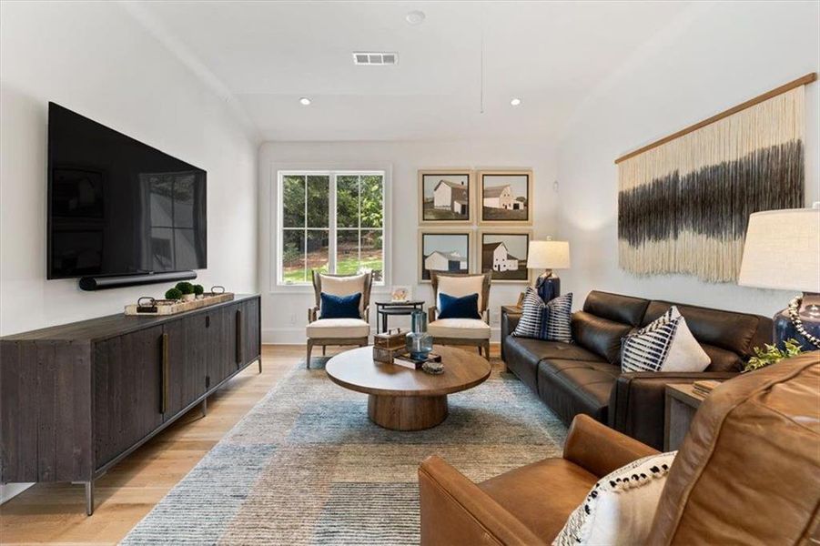 Furnished interior view inside a new home in , Roswell (Image 64).