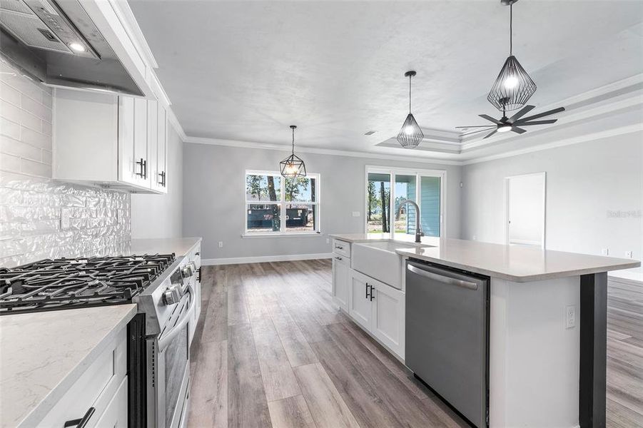 Furnished interior view inside a new home in Grand Oaks, Gainesville (Image 8).