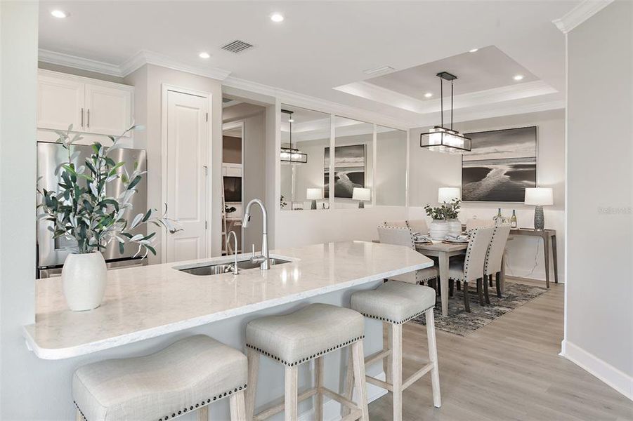Furnished interior view inside a new home in Skye Ranch Community Group Page, Sarasota (Image 13).