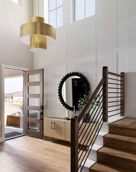 Furnished interior view inside a new home in Flora, Hutto (Image 4).