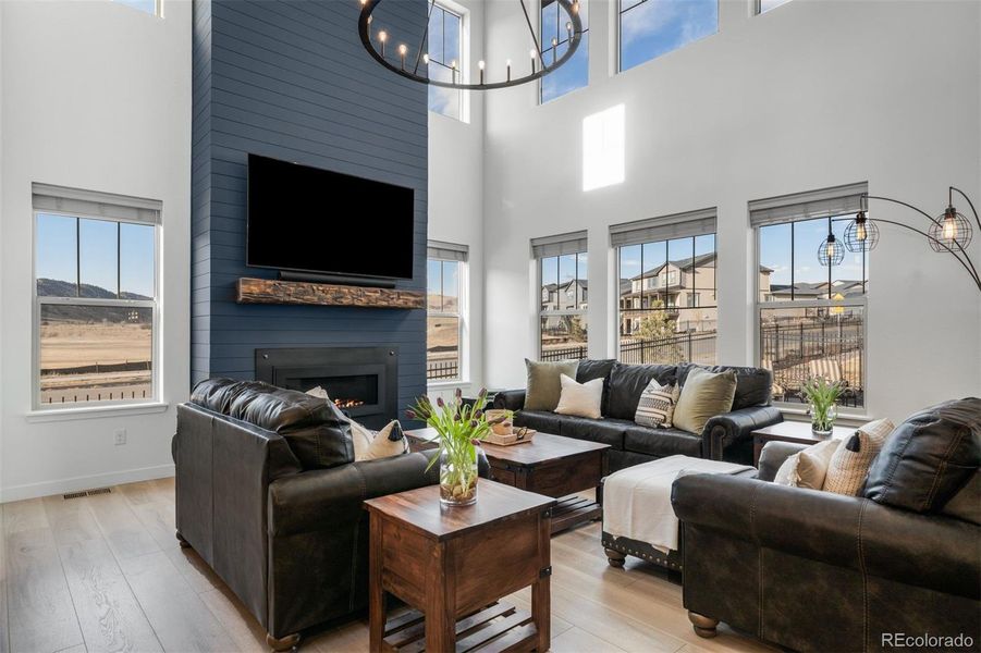 Furnished interior view inside a new home in Red Rocks Ranch, Morrison (Image 6).