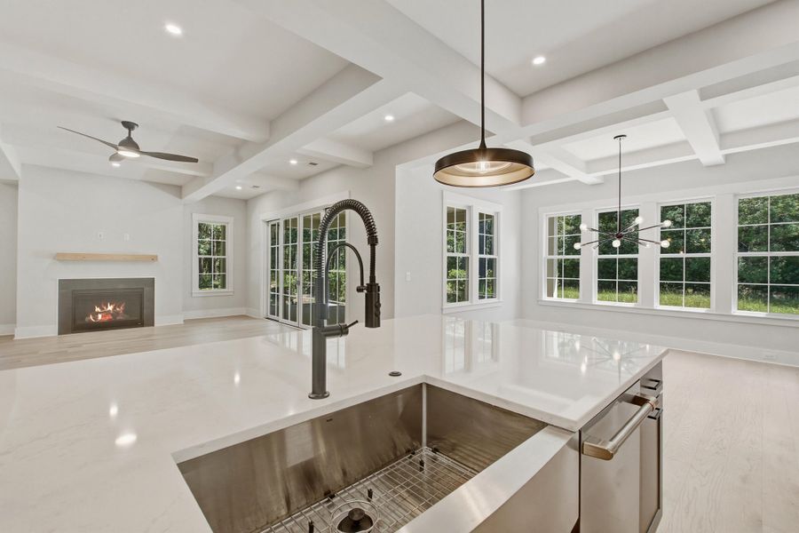 Furnished interior view inside a new home in , Johns Island (Image 18).
