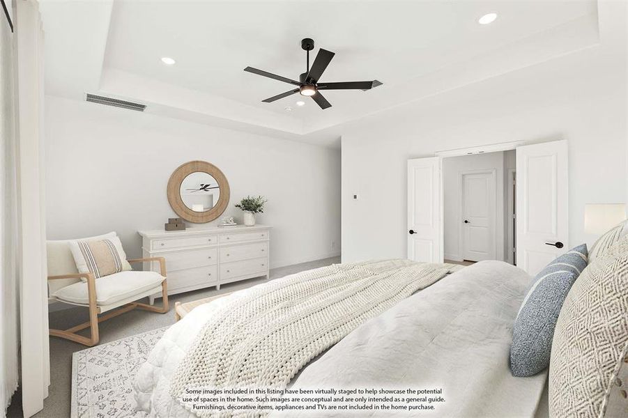 Furnished interior view inside a new home in West Crossing, Anna (Image 9). Furnished interior view inside a new home in West Crossing, Anna (Image 9).