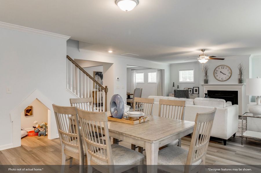 Furnished interior view inside a new home in Dove Hollow, Chesnee (Image 8).