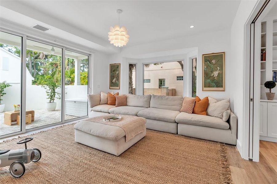 Furnished interior view inside a new home in , Sarasota (Image 17).