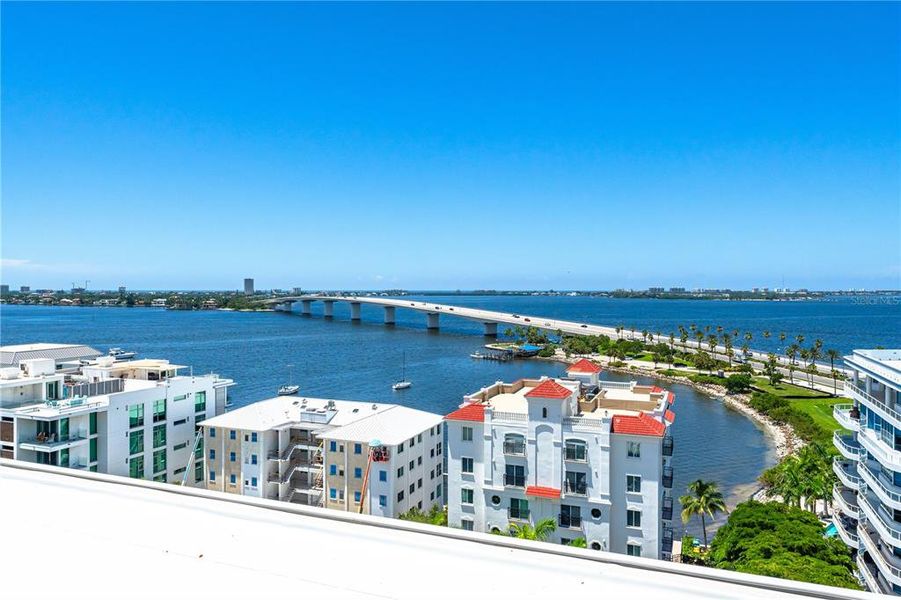 Rooftop shared with 20 residences.