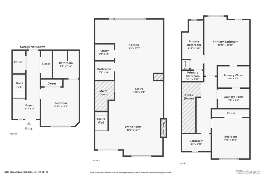 2D floor plan layout of this home in , Littleton, CO (Image 3).