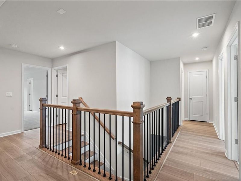 Spacious, unfurnished interior of a new home in The Village at Shallowford, Kennesaw (Image 21).