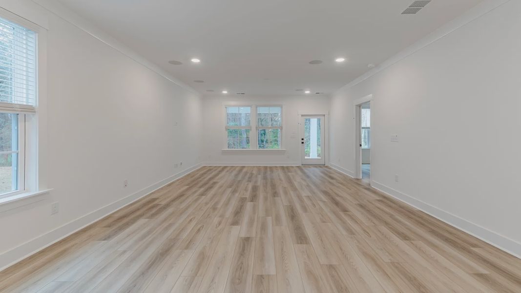 Furnished interior view inside a new home in Creekside at Andrews, Summerville (Image 13).