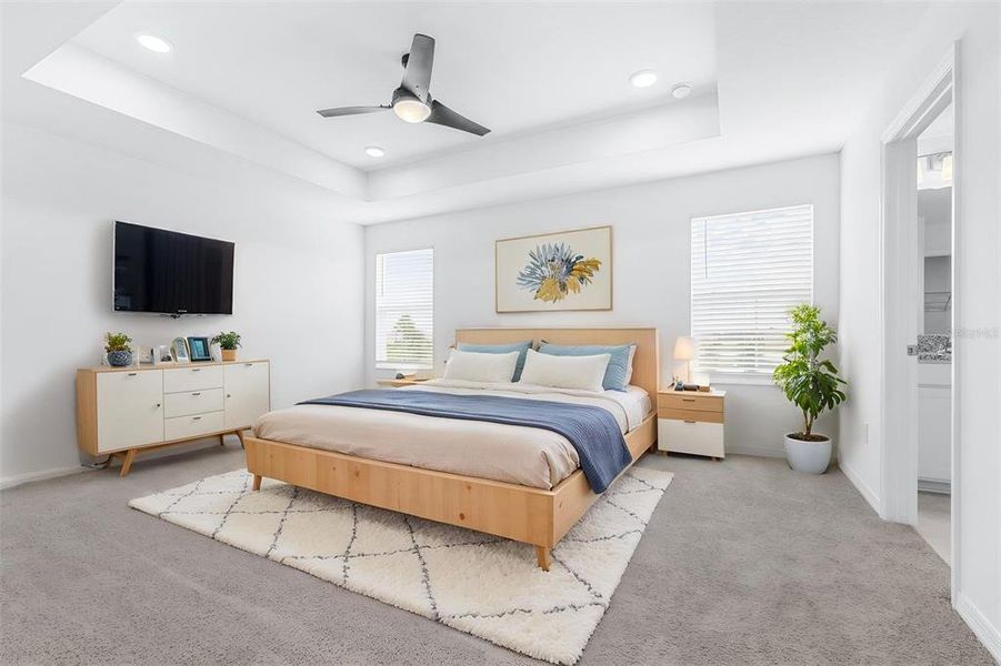 Furnished interior view inside a new home in Hawthorne Ranch, Lakeland (Image 8). Furnished interior view inside a new home in Hawthorne Ranch, Lakeland (Image 8).
