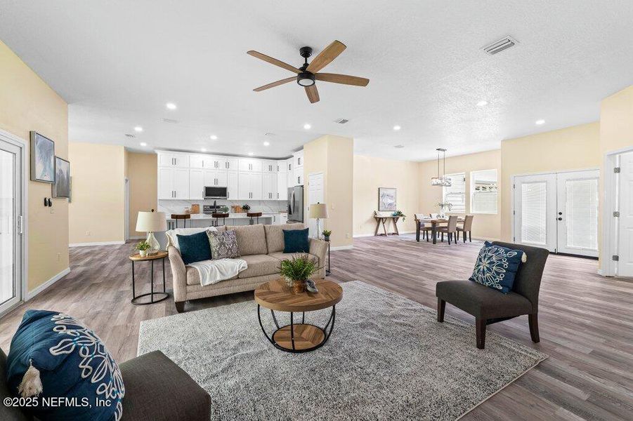 Furnished interior view inside a new home in , Jacksonville (Image 34).