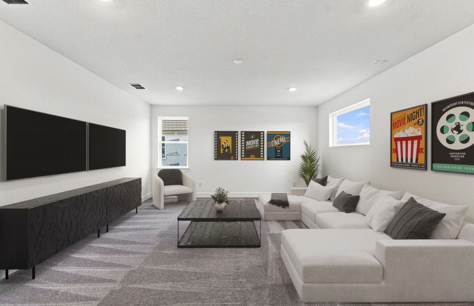 Furnished interior view inside a new home in Two Rivers, Zephyrhills (Image 9).