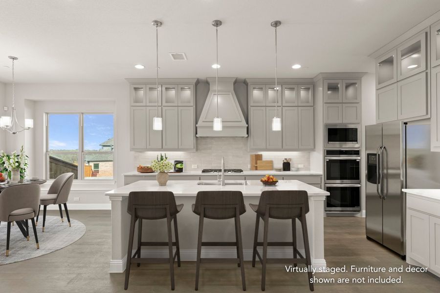 Furnished interior view inside a new home in Providence Cove, McKinney (Image 7).