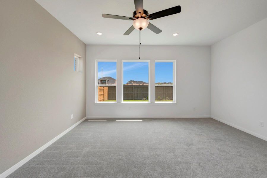 Spacious, unfurnished interior of a new home in The Grand Prairie - Retreat Collection, Hockley (Image 23). Spacious, unfurnished interior of a new home in The Grand Prairie - Retreat Collection, Hockley (Image 23).