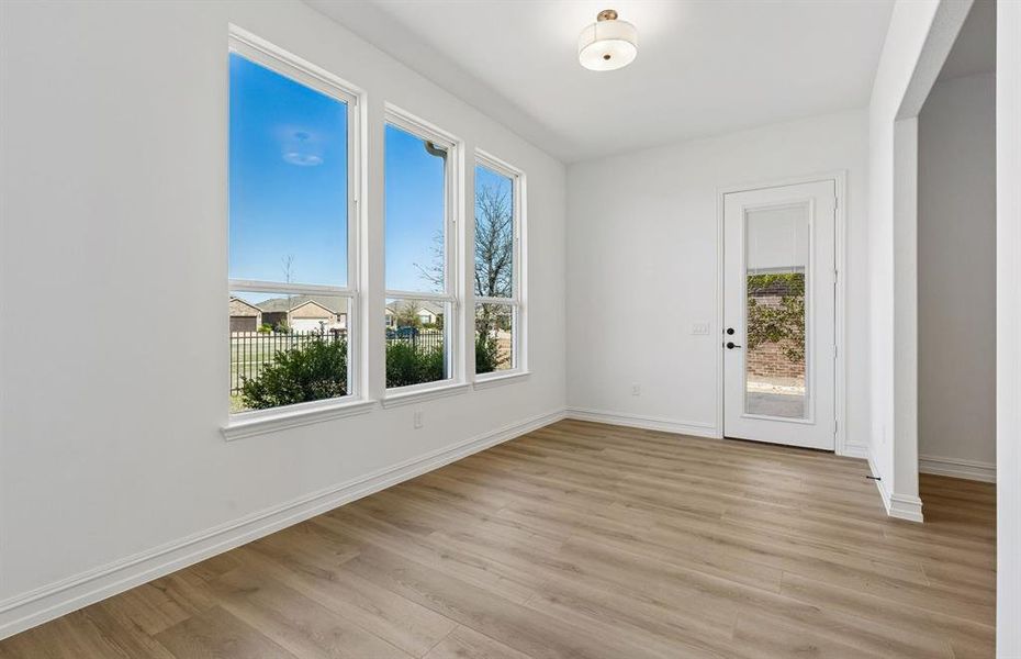 Spacious sunroom addition offering natural light