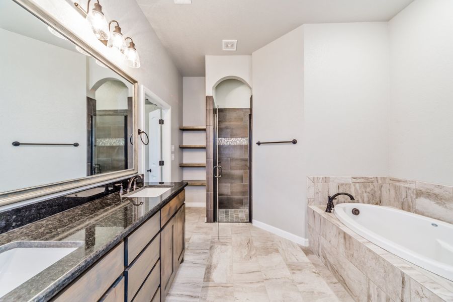 Representative furnished interior of a home built from the The Carter by Doug Parr Custom Homes in Honeysuckle Ranch, Paradise (Image 13). Representative furnished interior of a home built from the The Carter by Doug Parr Custom Homes in Honeysuckle Ranch, Paradise (Image 13).