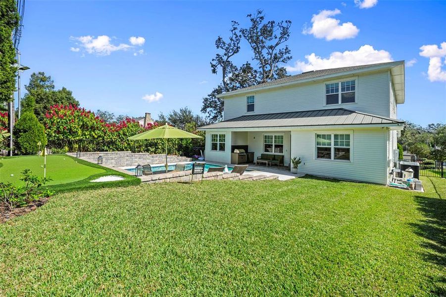 Exterior details and patio area of a home in , Lakeland (Image 2). Exterior details and patio area of a home in , Lakeland (Image 2).