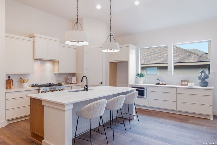 Furnished interior view inside a new home in , New Braunfels (Image 34).