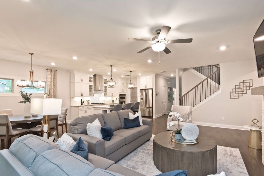 Johnson floorplan modeled at Bethany Manor in Snellville, GA.