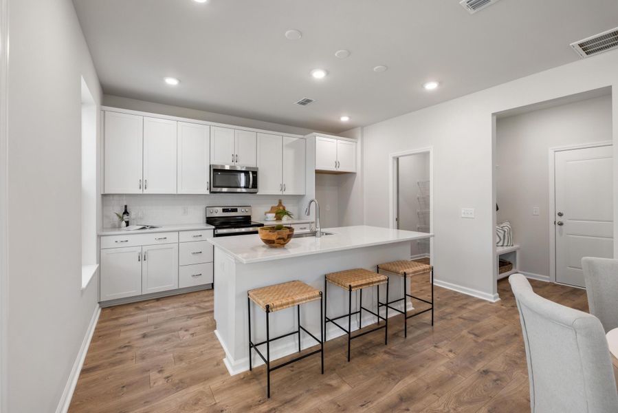 Furnished interior view inside a new home in The Oaks, Goose Creek (Image 6).
