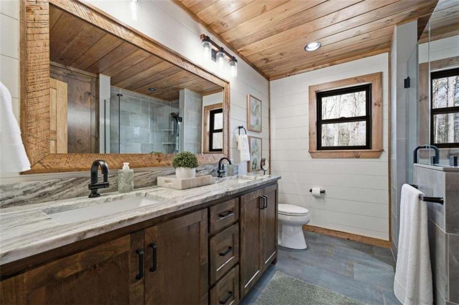 Furnished interior view inside a new home in , Blue Ridge (Image 13).