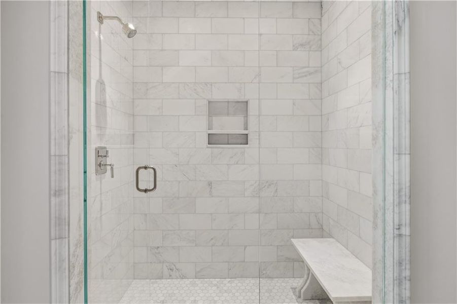 Close-up of interior finishes inside a home in , Atlanta (Image 25).