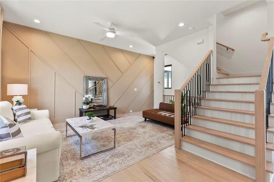 Furnished interior view inside a new home in , Atlanta (Image 19).