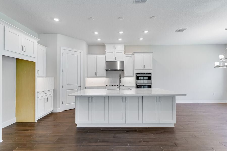 Representative furnished interior of a home built from the Letizia by Taylor Morrison in Esplanade at Center Lake Ranch, St. Cloud (Image 7).