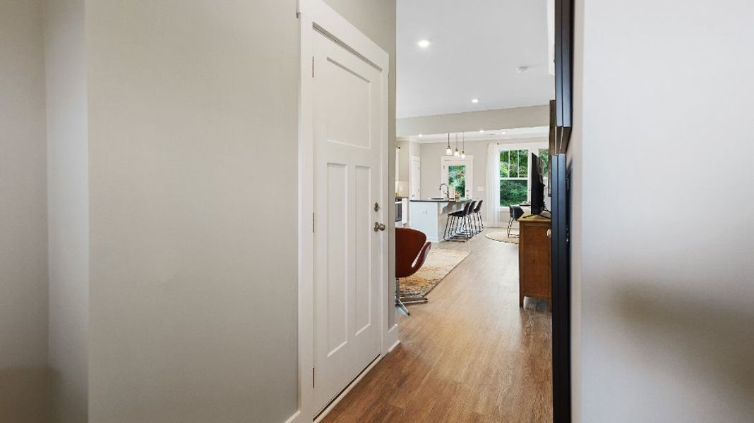 Furnished interior view inside a new home in Sidney Creek Townhomes, Zebulon (Image 8).