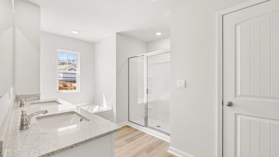 Furnished interior view inside a new home in Liberty Crossing, Braselton (Image 10).