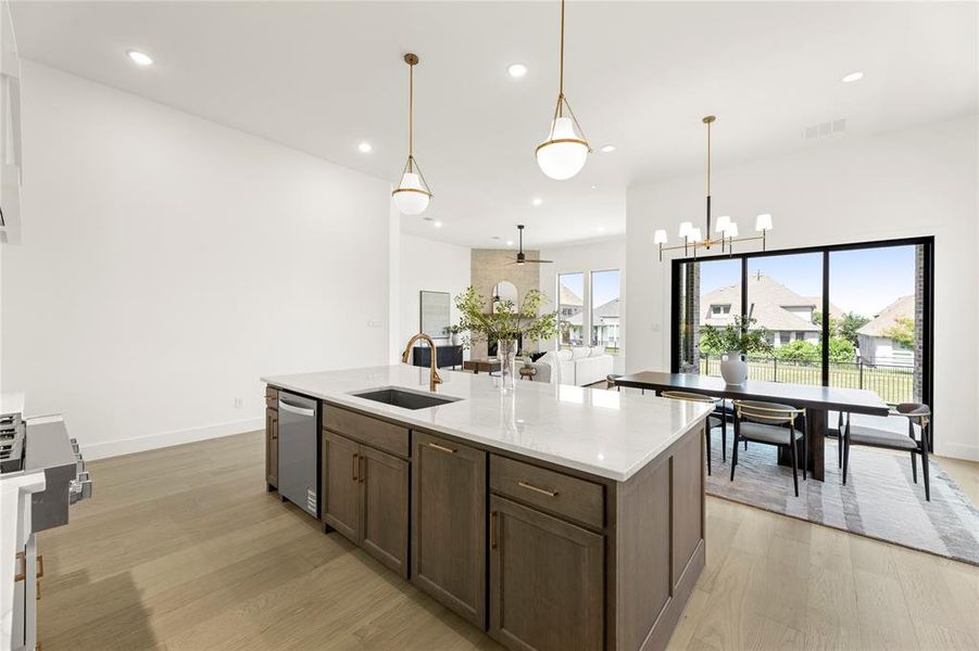 Furnished interior view inside a new home in Lakewood at Brookhollow – 60′, Prosper (Image 9). Furnished interior view inside a new home in Lakewood at Brookhollow – 60′, Prosper (Image 9).