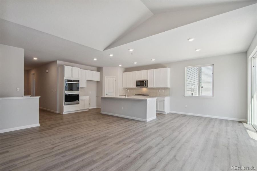 Spacious, unfurnished interior of a new home in Floret Collection at Parkdale Commons, Lafayette (Image 13).