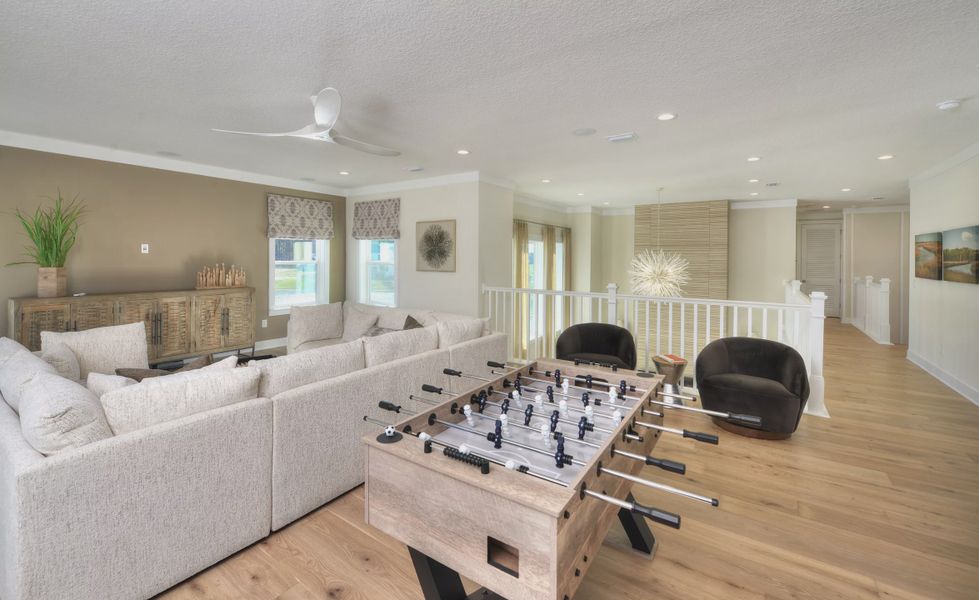 Furnished interior view inside a new home in Tidewater, Jacksonville (Image 26).