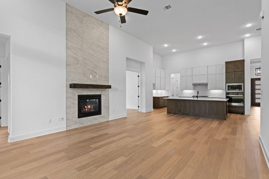 From Family Room to Open Concept Kitchen