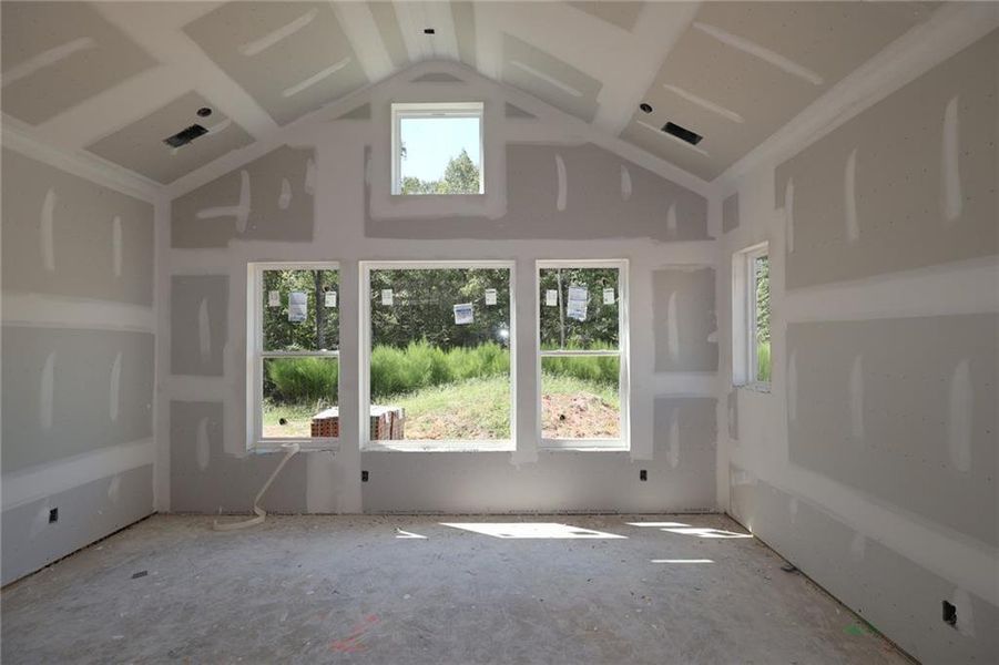 In-progress construction of a new home in Meadow Brook Farms, Cumming, GA (Image 9).