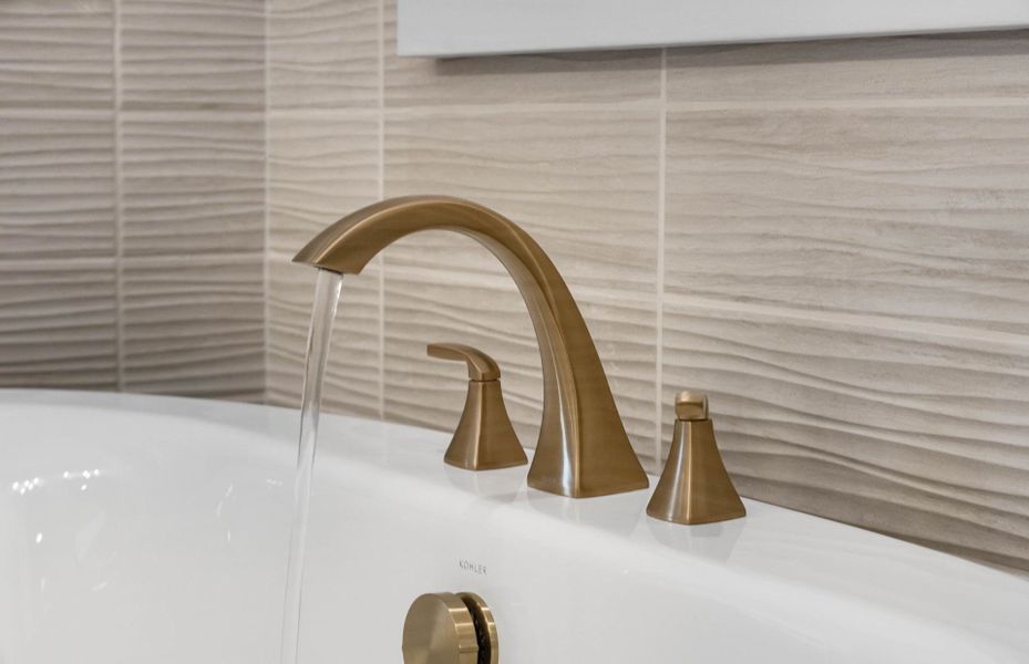 Representative interior finishes for a home built from the Mystique by Del Webb in Del Webb Austin at Lost Pines, Bastrop (Image 74).