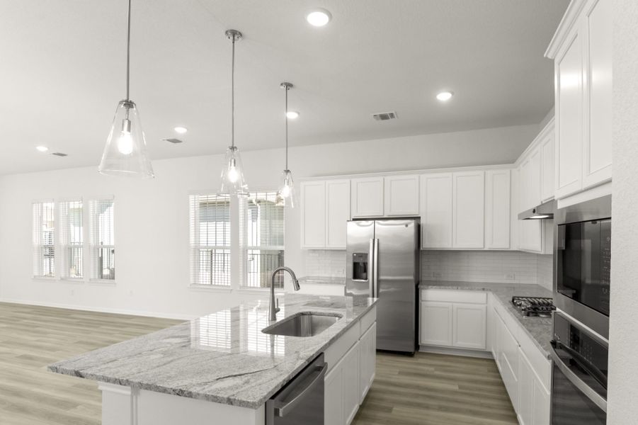 Furnished interior view inside a new home in Easton Park, Austin (Image 16).