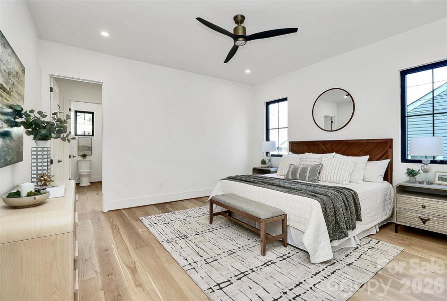 Furnished interior view inside a new home in , Charlotte (Image 9).