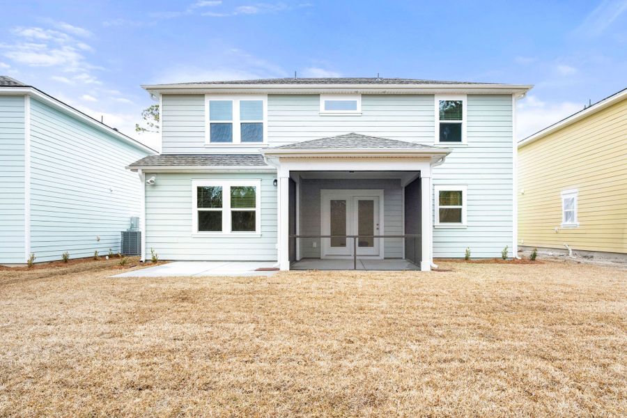 Exterior details and patio area of a home in Salem Bay, Beaufort (Image 24).