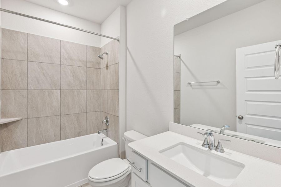 Photo is not of the actual home, but is an inspirational photo of builder’s model home and may depict options, furnishings, and/or decorator features that are not included