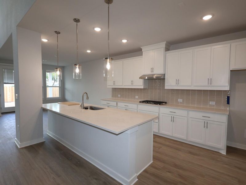 Furnished interior view inside a new home in Edgewood, Leander (Image 6). Furnished interior view inside a new home in Edgewood, Leander (Image 6).
