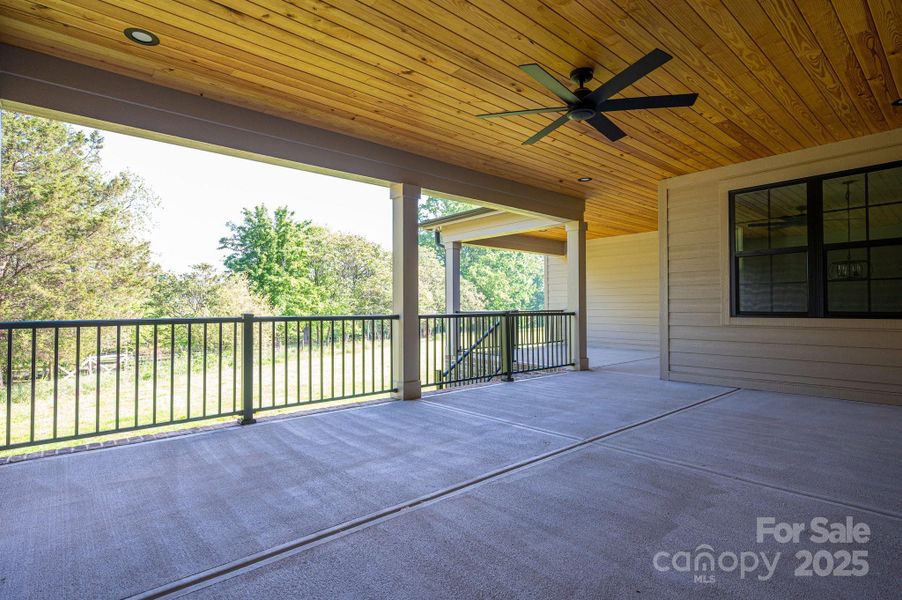 Exterior details and patio area of a home in , Maiden (Image 3).